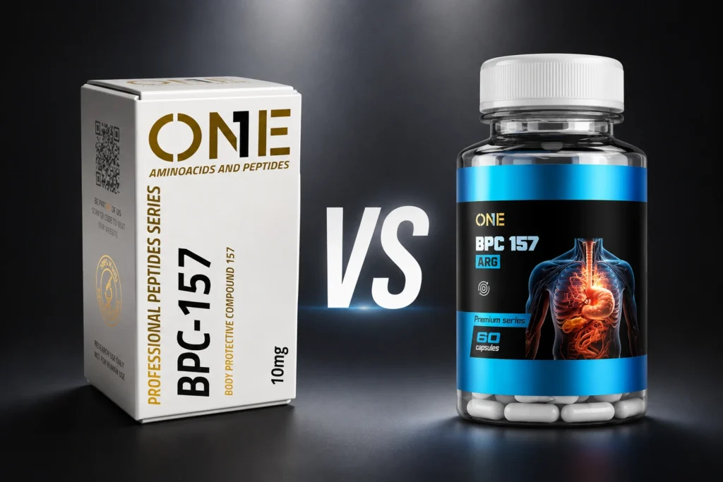 bpc-157 iniecjtion vs arg bpc-157 in capsules