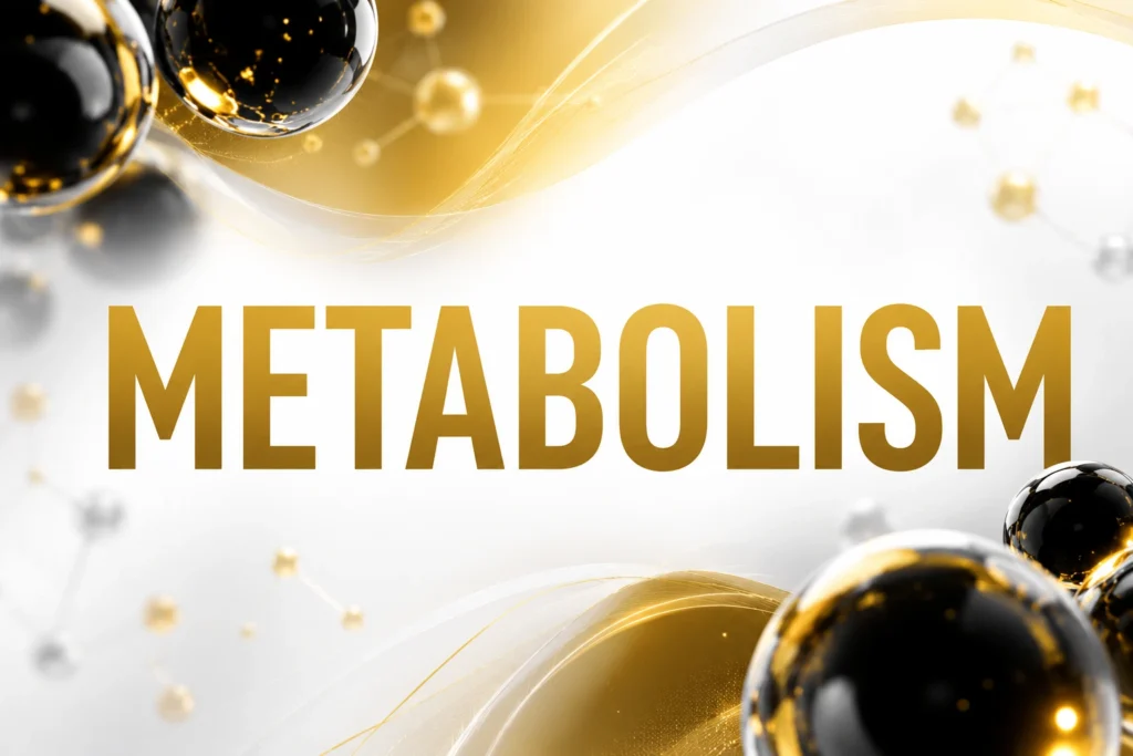 image with the word “metabolism”