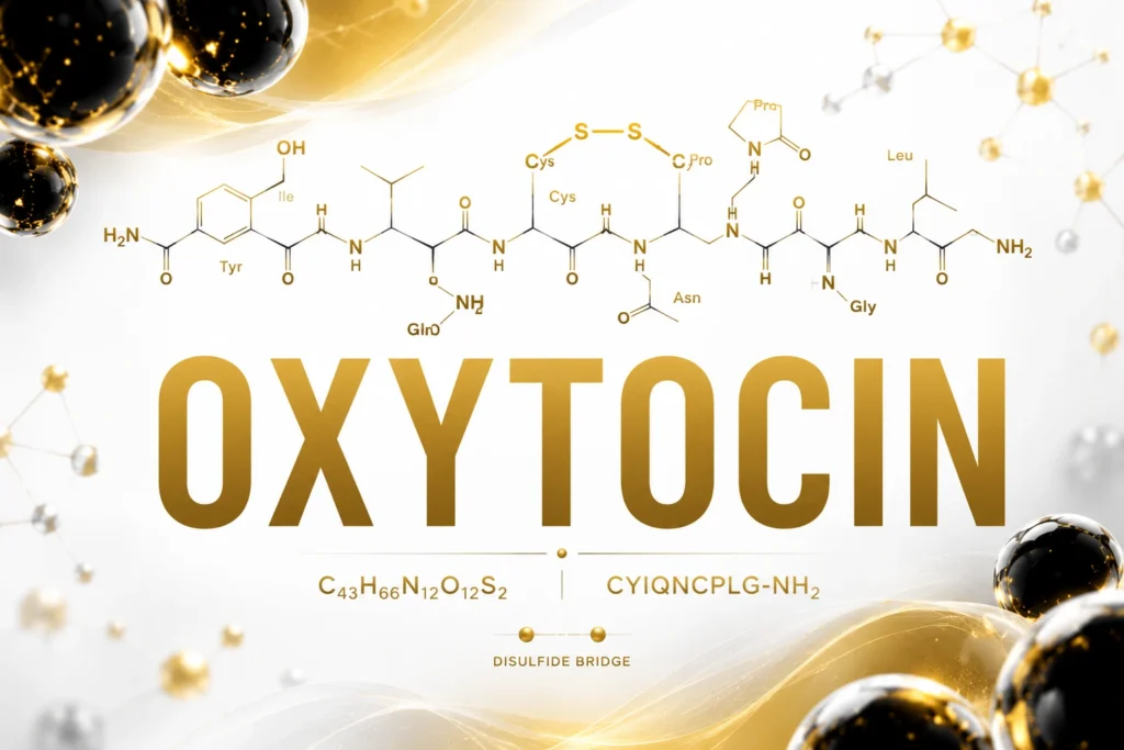 image with the word “oxytocin”