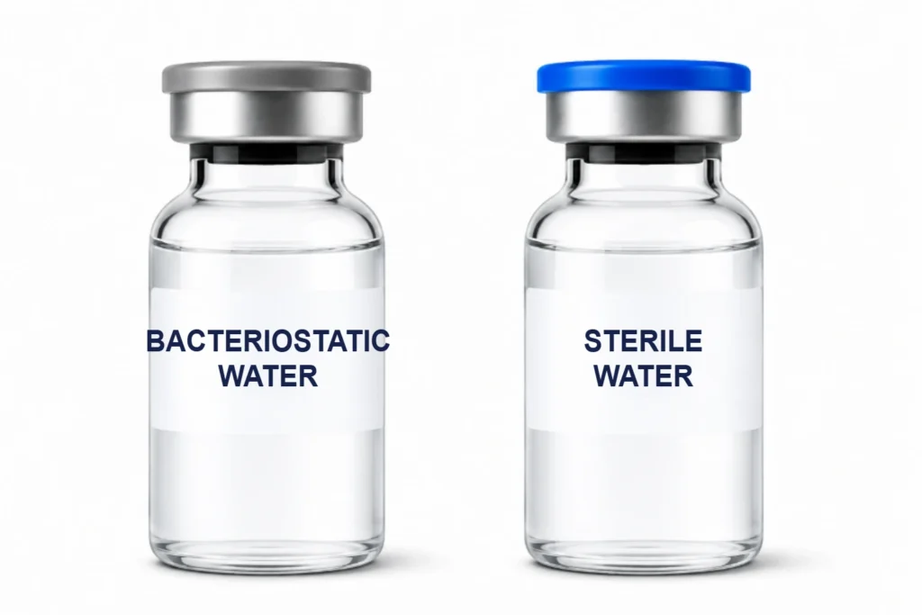 Bacteriostatic Water vs Sterile Water for Peptides
