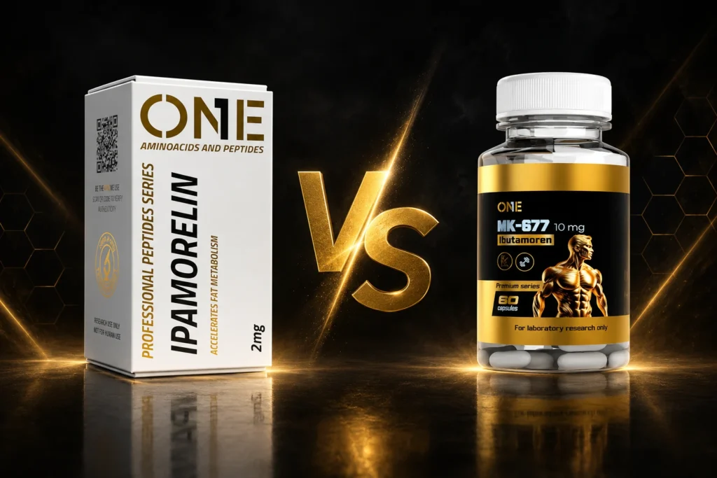 MK-677 vs ipamorelin research comparison